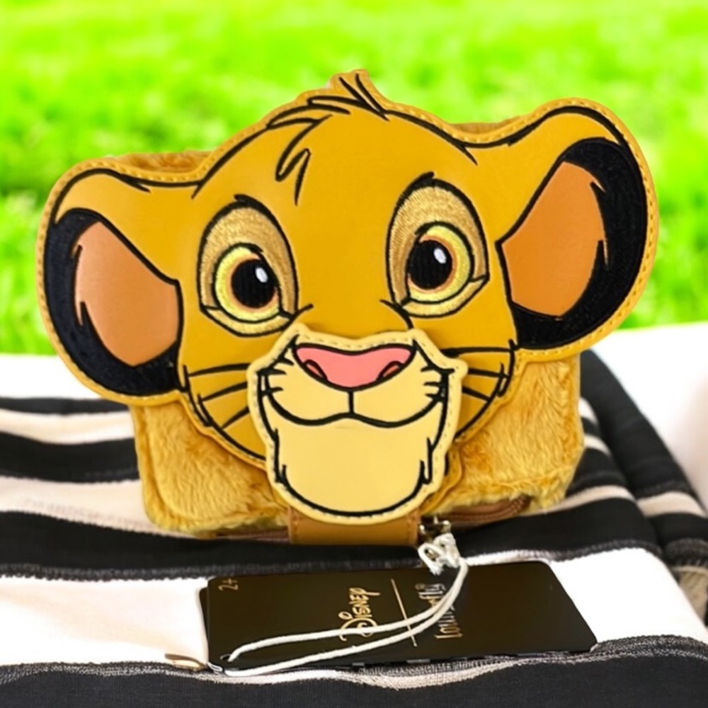 Loungefly The Lion King Exclusive 30th Anniversary Simba Plush Flap Wall…